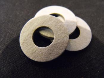 Image of Grey Fiber Coil Washers